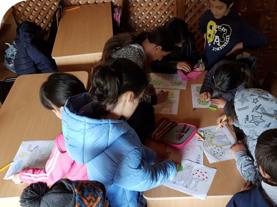 ..they chose to be in the group when coloring