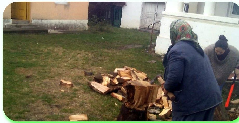 ...cut firewood