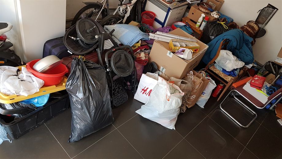 ..donations at warehouse in Bucharest..