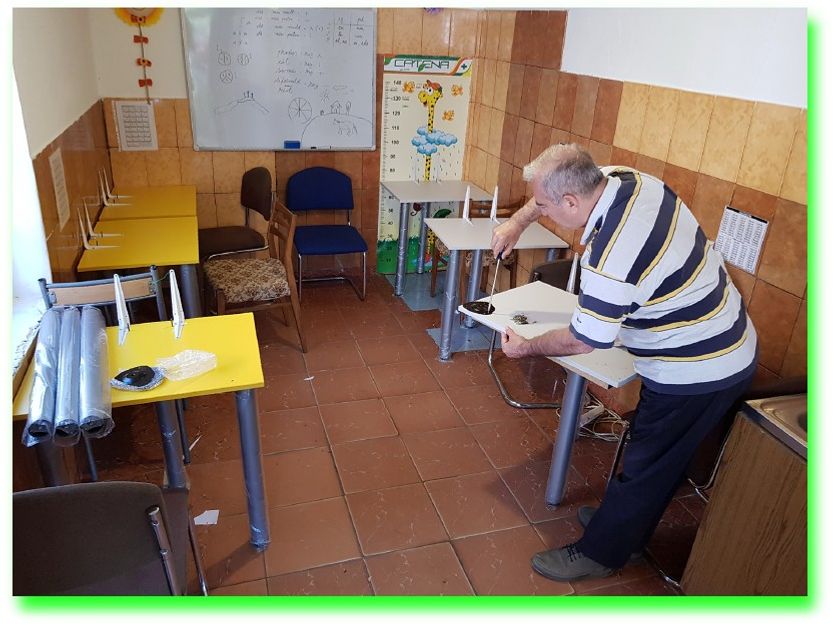 ...one more school bench